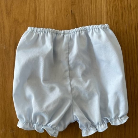 Easter dress, Petit Ami, light blue with crochet booties and headpiece - Picture 7 of 9